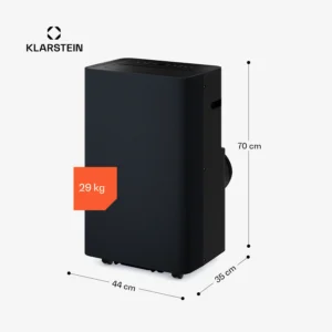 AireLux Smart 14000 BTU Mobile Klimaanlage Dunkelgrau