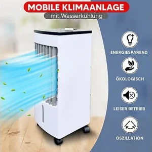 JUNG LIFETIME mobile Klimaanlage Weiß (Max. Raumgröße: 20 m², EEK: A)
